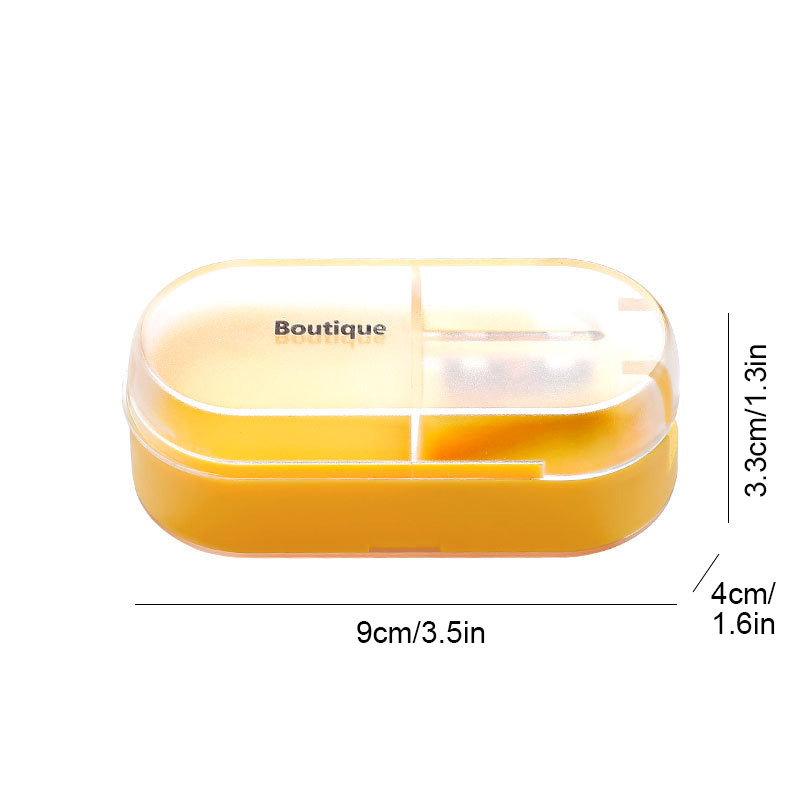 Portable Pill Cutter Organizer