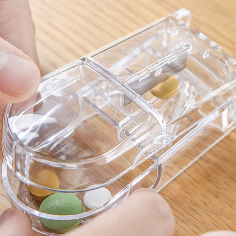 Portable Pill Cutter Organizer