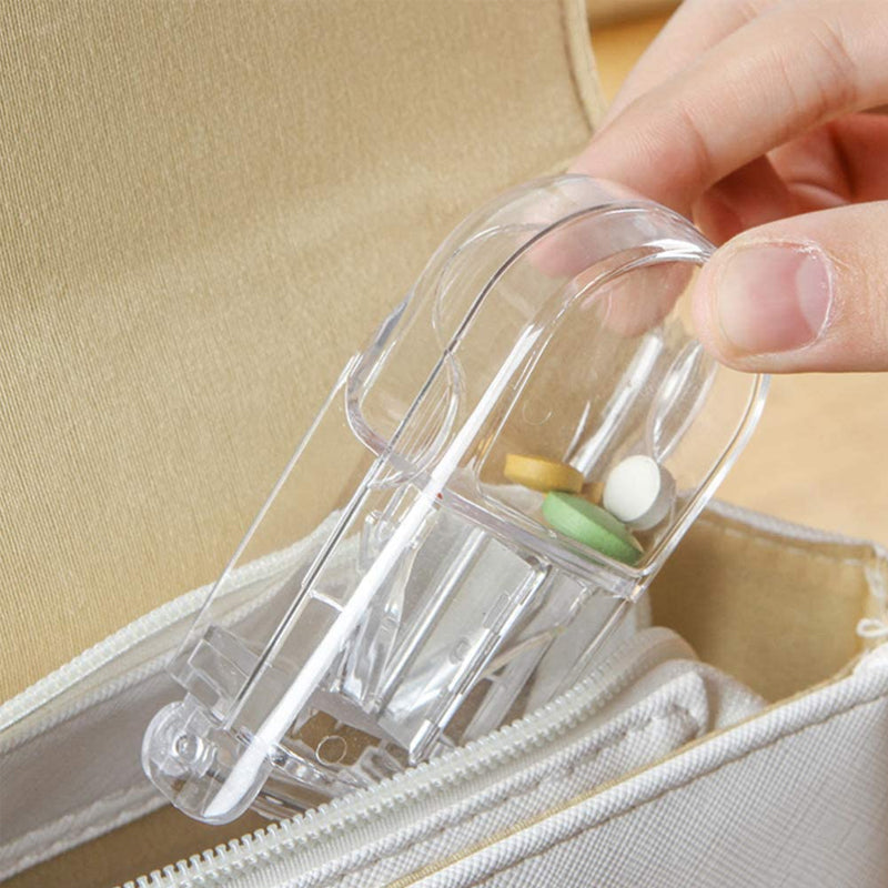 Portable Pill Cutter Organizer